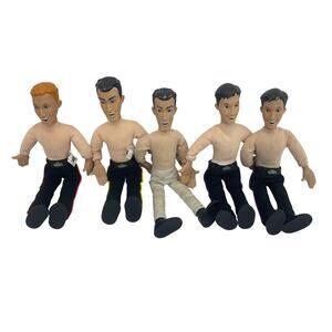 Vintage Y2k The Wiggles Spinmaster Character Plush Dolls Preowned LOT